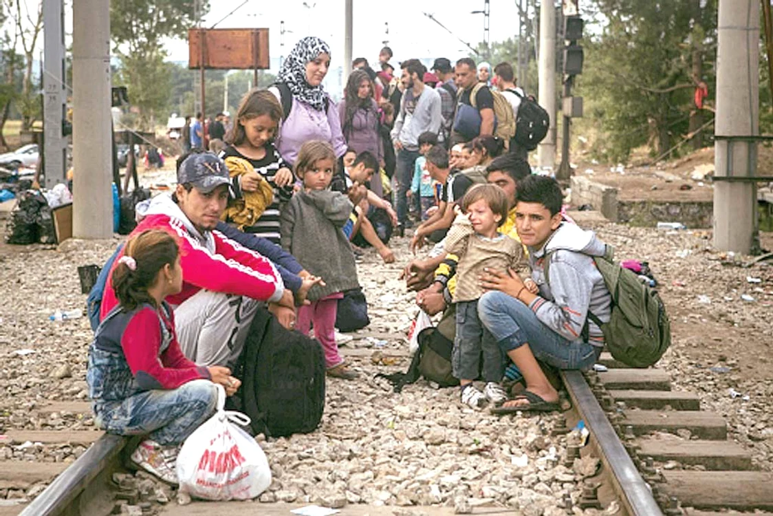 În alte state europene, refugiații au blocat căile ferate