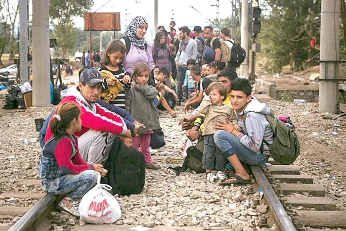 În alte state europene, refugiații au blocat căile ferate