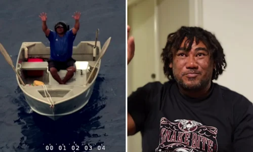 un pescar a fost salvat dupa opt zile petrecute in oceanul pacific foto captura video the guardian png