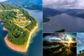 Staţiunea şi Lacul Vidra - „marea albastră din Parâng” şi domeniul schiabil Transalpina - din judeţul Vâlcea Foto colaj