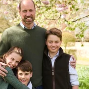 Prințul William cu cei trei copii ai lor de Ziua Tatălui FOTO FB William and Kate jpg