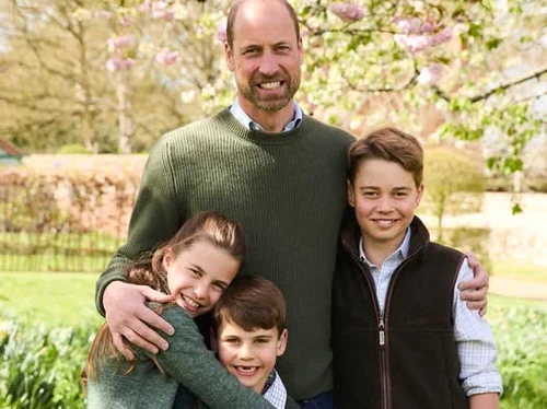 Prințul William și copiii săi. FOTO Josh Shinner / sursă: FB The Prince and Princess of Wales