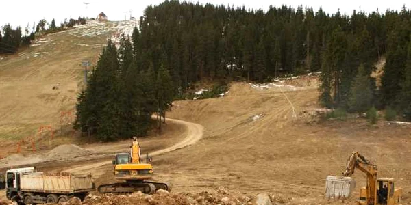 Lucrările de amenajare a domeniului schiabil vor fi gata în decembrie. Stelian Grăjdan