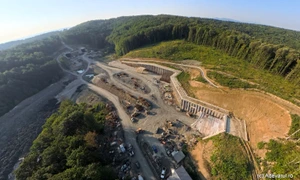 Șantierul Autostrazii cu tuneluri din vest Foto Daniel Guță  ADEVĂRUL jpg