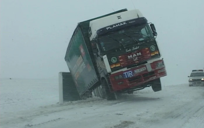 Trafic blocat pe autostradă FOTO Adevărul