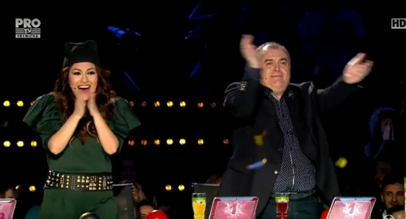 
    Cel mai nou membru al juriului a apăsat butonul auriuFoto: captură Pro Tv  