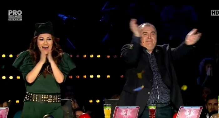 Cel mai nou membru al juriului a apăsat butonul auriuFoto: captură Pro Tv