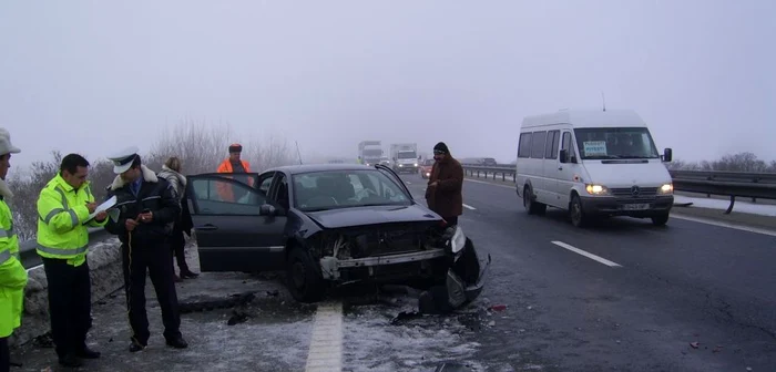 Accidentul a avut loc pe A1