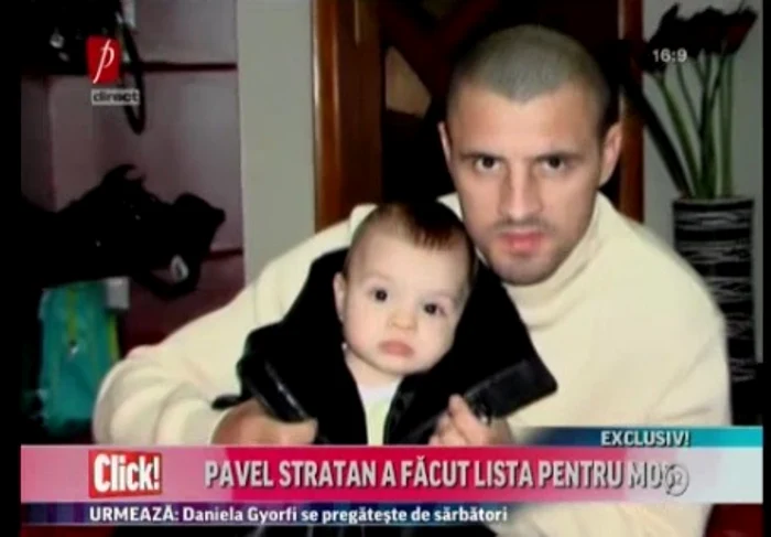 
    Pavel Stratan vrea să-și transforme fiul într-un artist desăvârșitFoto: Captură Prima TV  