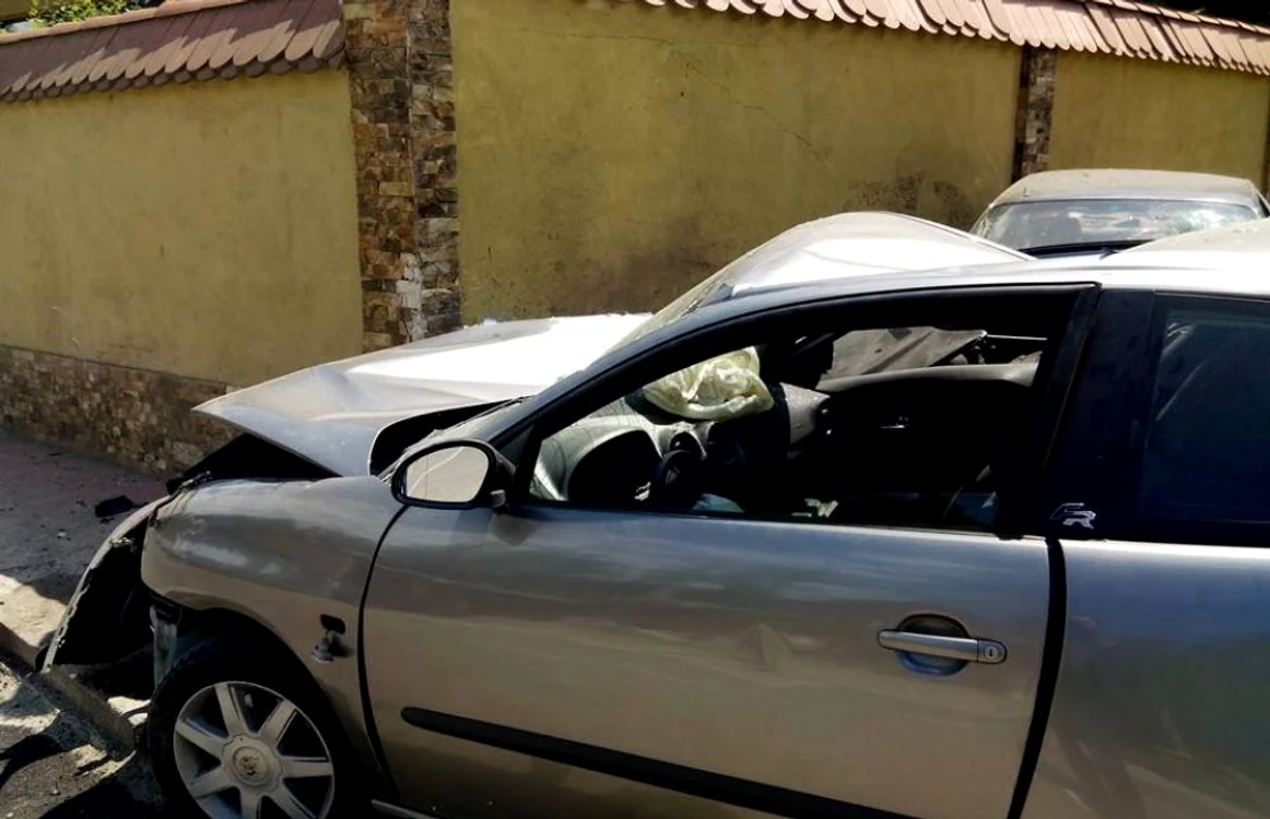 Poliţistul a plecat acasă, după producerea accidentului