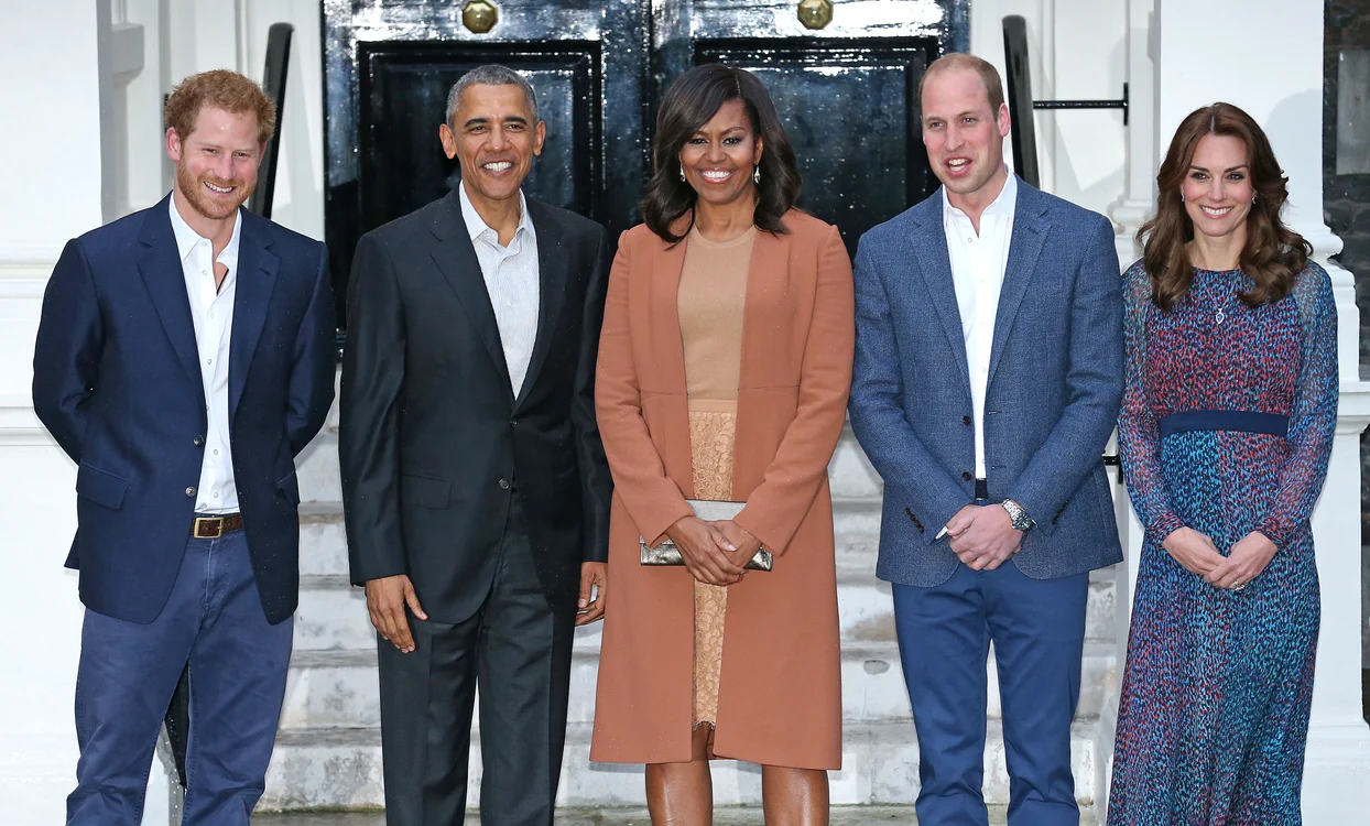 
    Prințul George a făcut furori la cina informală a soților Obama de la palatul Kensingtonfoto: Getty Images  