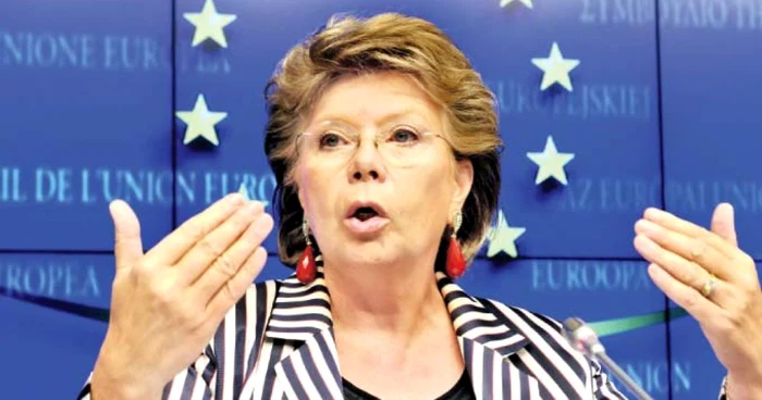 Comisarul european pentru Justiţie Viviane Reding