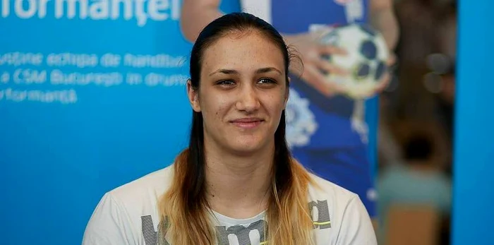 Bianca Bazaliu a fost foarte inspirată la ultima fază a meciului cu Spania.