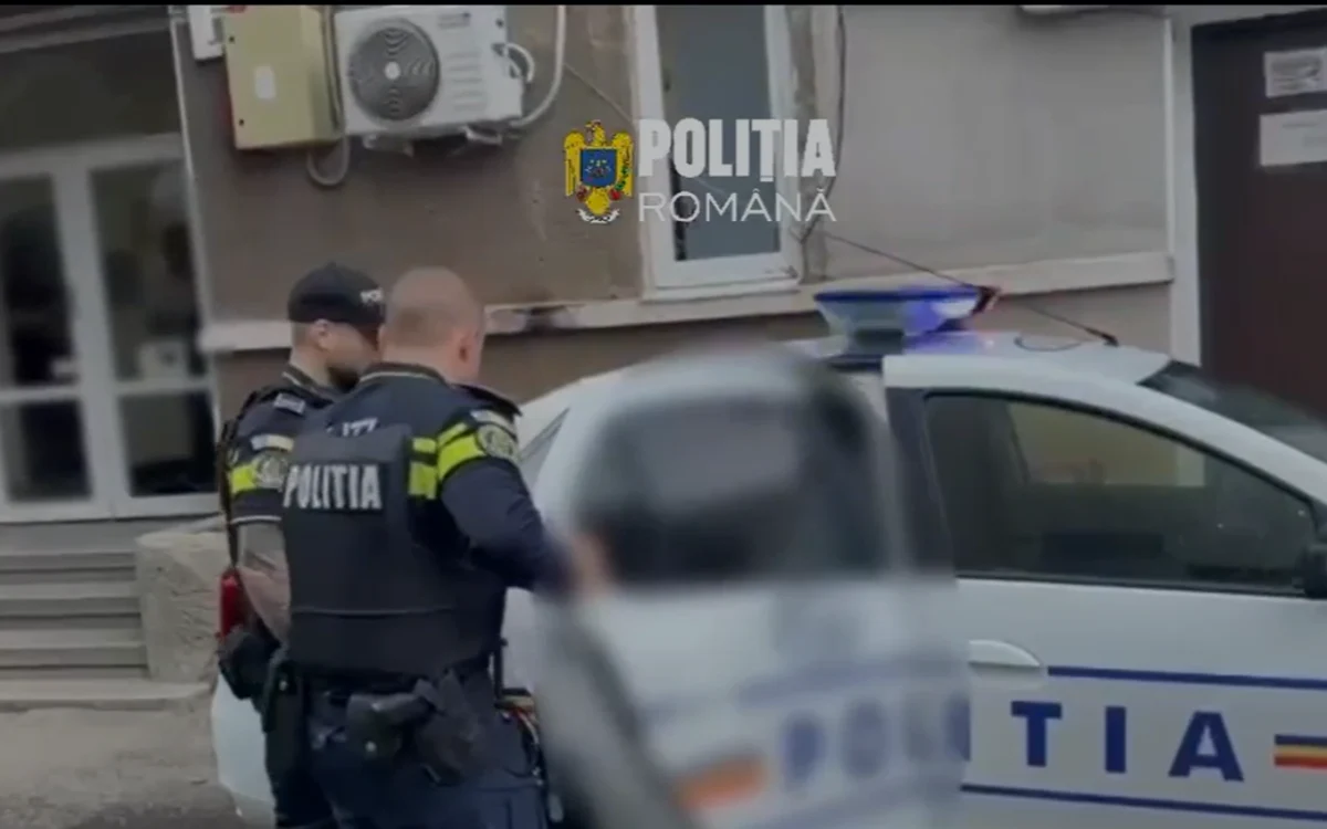 Agresorul a fost reținut FOTO: captură video