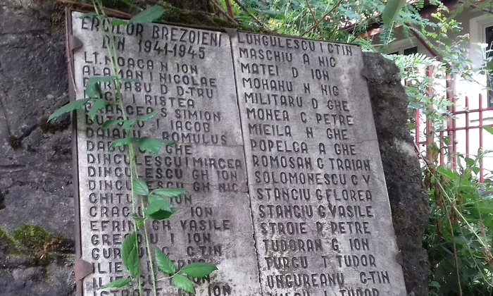 «Monumentele Marelui Război»: Monumentul Eroilor din localitatea Brezoi, judeţul Vâlcea jpeg