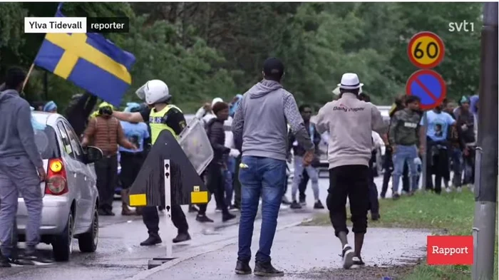 Ciocniri violente la un festival în Stockholm FOTO Captură video