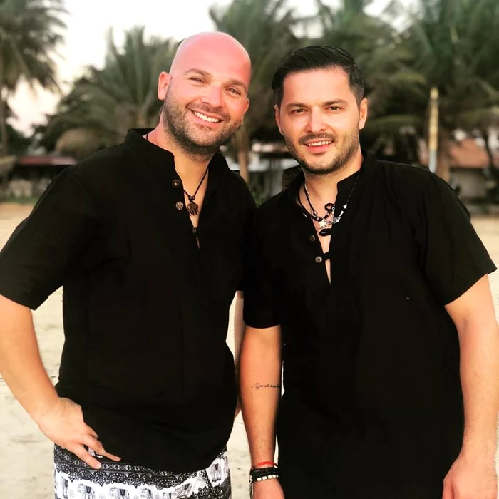 
    Liviu Vârciu și Andrei Ștefănescu duc dorul preparatelor românești Foto: Arhivă personală  