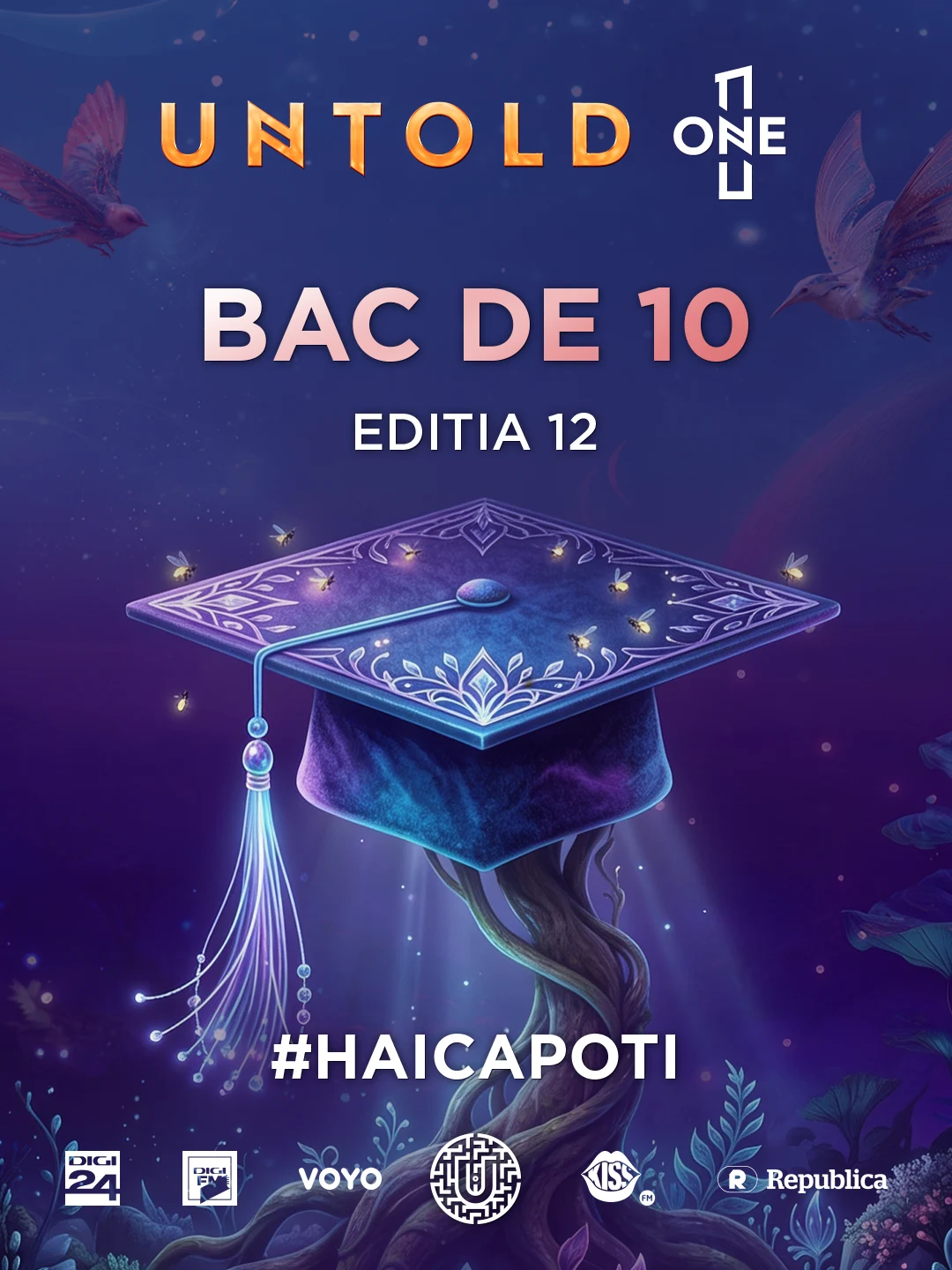 Campania “BAC de 10” ajunsă la cea de-a unsprezecea ediție recompnsează cu abonament gratuit la Untold One, elevii de 10