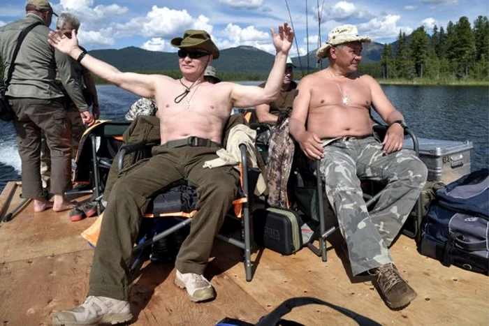 Vladimir Putin în Siberia FOTO TACC