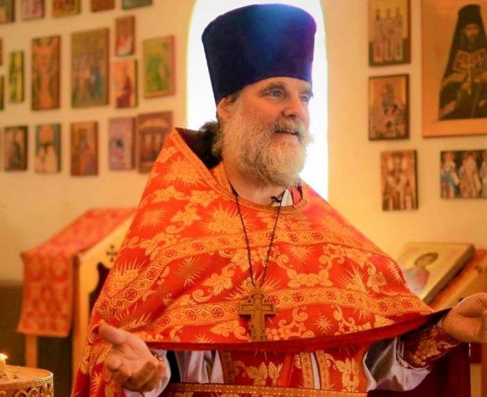 Preotul Serafim Holland a fost martorul unui val de convertiți în ultimii ani FOT0: FB