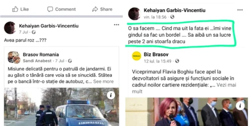 Postarea în care un dezvoltator imobiliar are un atac murdar la adresa viceprimarului Braşovului FOTO Facebook 