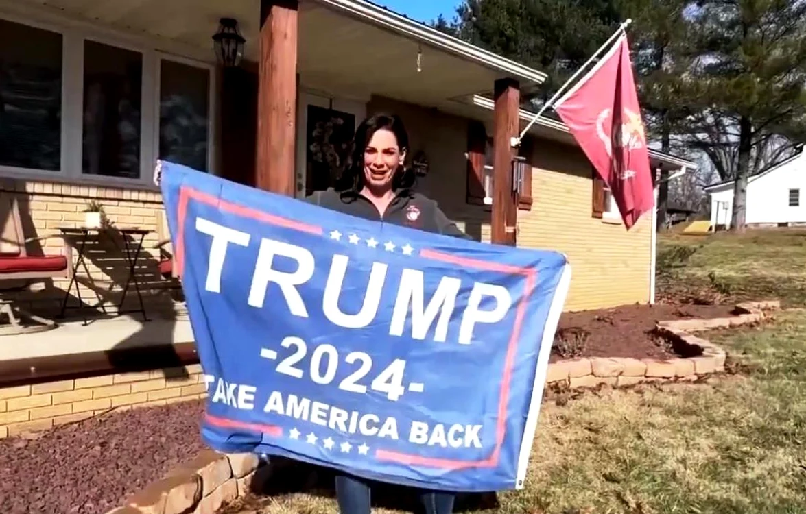 Jennifer Piggott, pe vremea când îl susținea pe donald Trump FOTO: X