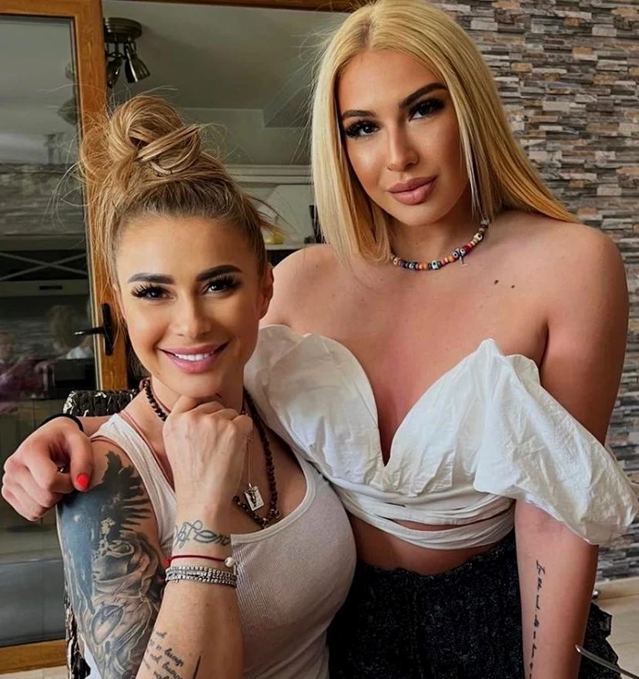 Anamaria și Sarah. Captură Instagram