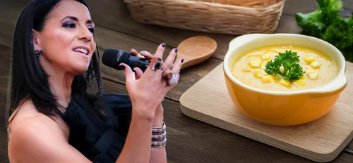 Analia Selis este specialistă în supă de porumb, rețetă din Argentina natală