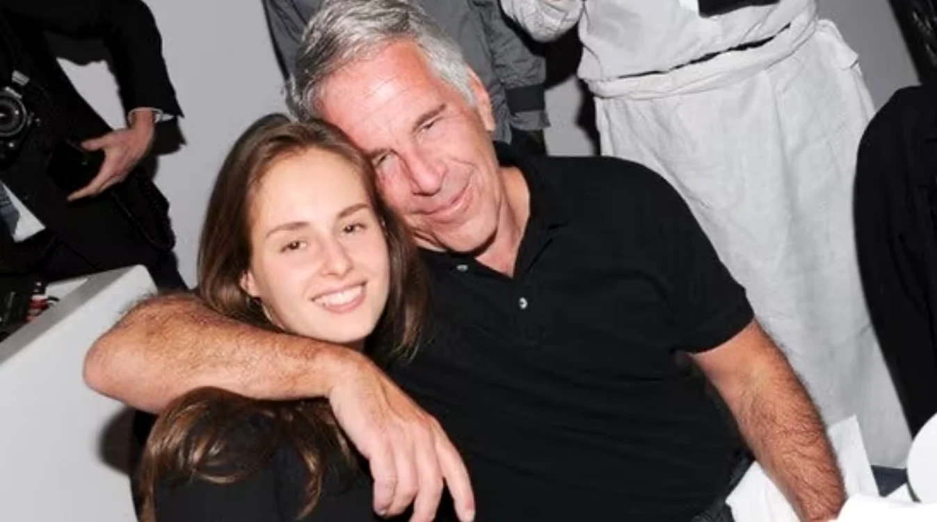 Karyna Shuliak si Jeffrey Epstein. FOTO: X/@IntCyberDigest