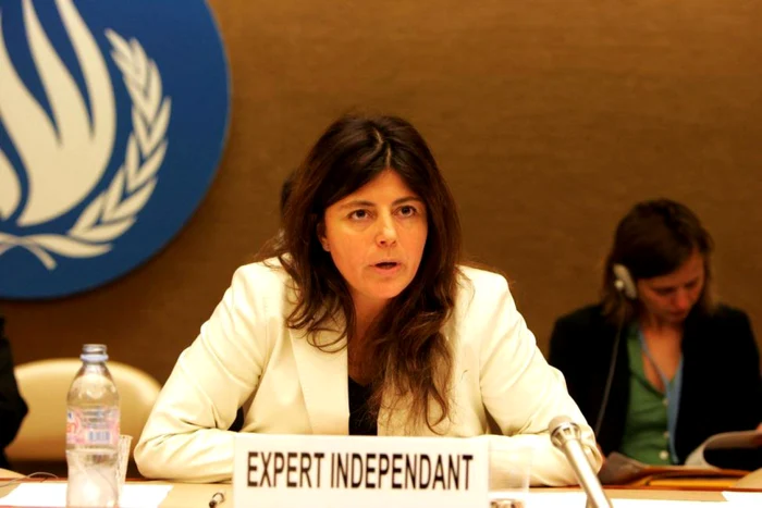 Magdalena Sepulveda a rămas şocată de starea instituţiei de la Pavlovca FOTO: un.org