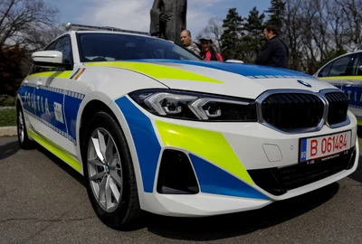 Noile mașini de Poliție BMW FOTO Inquam / Octav Ganea 