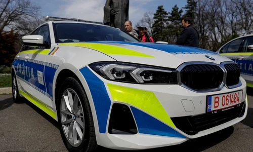 Noile mașini de Poliție BMW FOTO Inquam / Octav Ganea