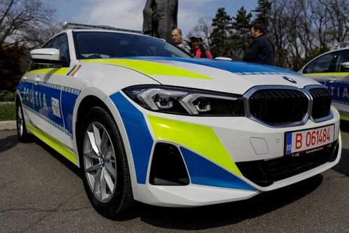 Noile mașini de Poliție BMW FOTO Inquam / Octav Ganea
