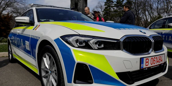Noile mașini de Poliție BMW FOTO Inquam / Octav Ganea 