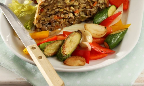 Lentils Baked with Mushrooms and Cheese jpeg