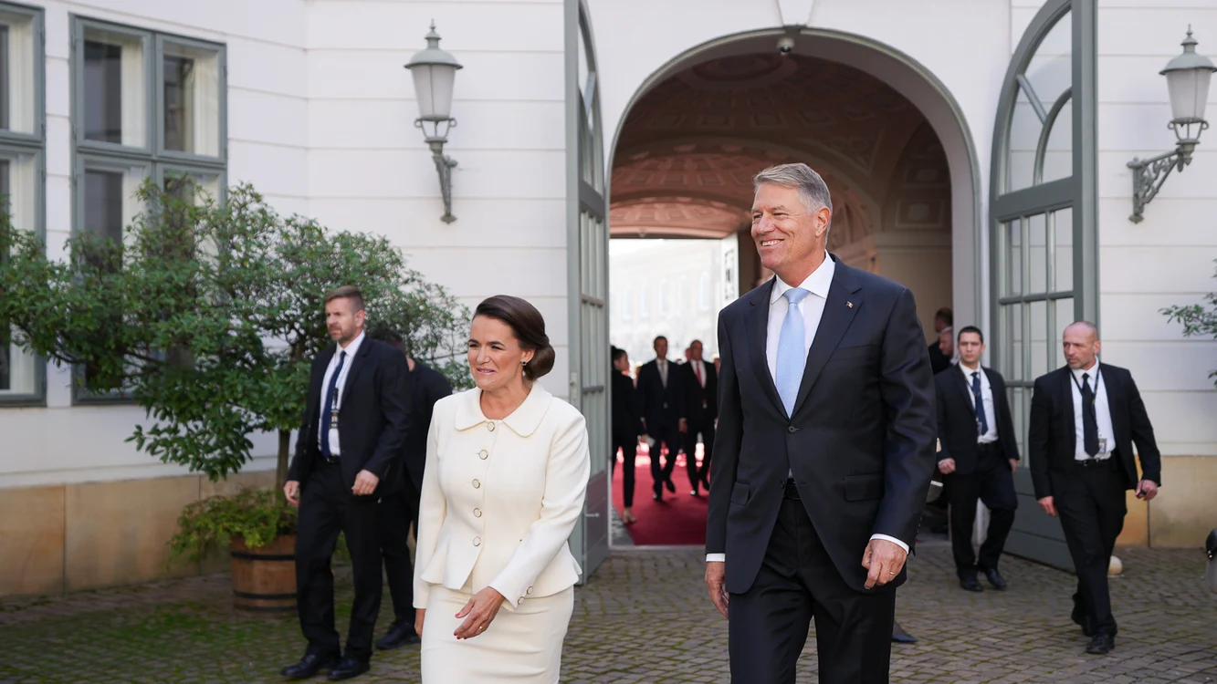 Katalin Novak și Klaus Iohannis FOTO Presidency