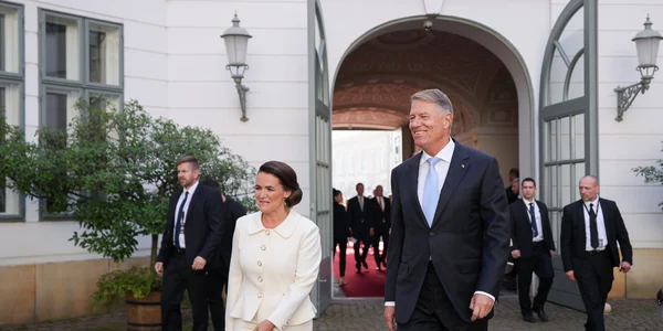Katalin Novak si Klaus Iohannis FOTO Presidency   Budapesta jpg