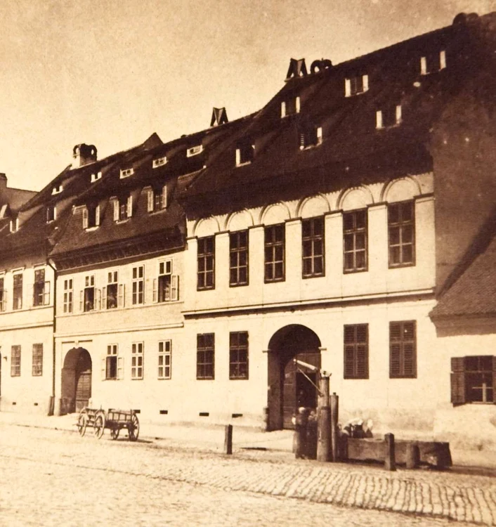 Cișmea pe Str. Neagră, 1861 (foto: Direcția Județeană Brașov a Arhivelor Naționale)