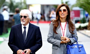 bernie ecclestone si sotia fabiana jpeg