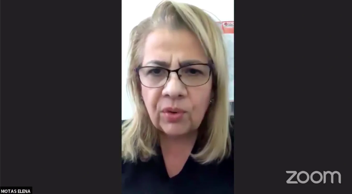 Elena Motaş, reprezentata comunităţii romilor ursari din judeţul Iaşi  FOTO Facebook/ Ro Vaccinare