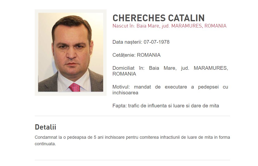 Cătălin Cherecheș, dat în urmărire generală de polițiști. Nu a fost găsit acasă sau la primărie