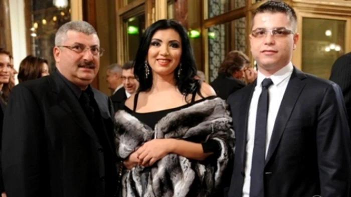 Honorius Prigoană, alături de Silviu Prigoană şi Adriana Bahmuţeanu