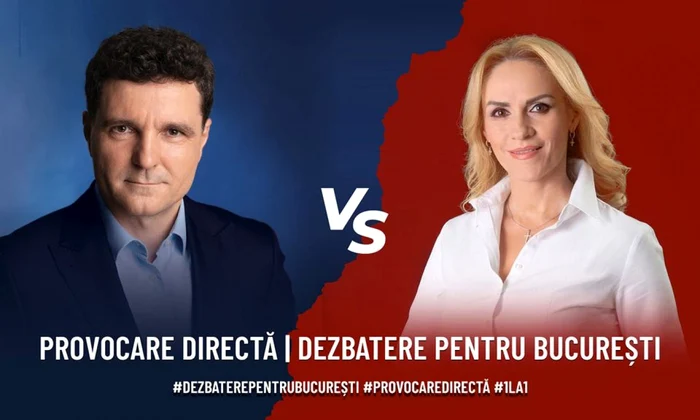 Nicuşor Dan îi răspunde Gabrielei Firea şi o provoacă la o dezbatere faţă în faţă. FOTO facebook Nicuşor Dan