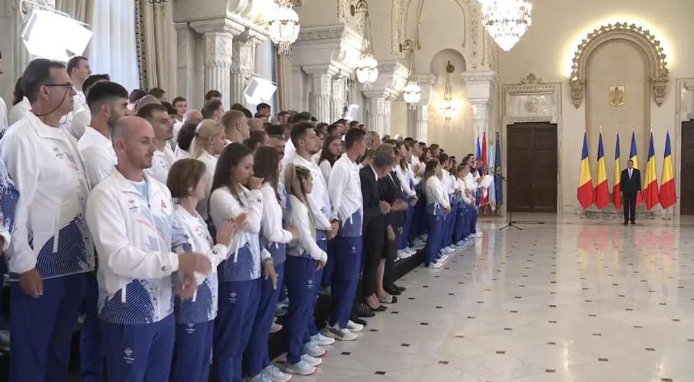 Echipa olimpică a României, primită la Cotroceni. Ce le-a transmis președintele sportivilor VIDEO