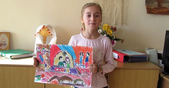 Maria vrea o carieră în pictură