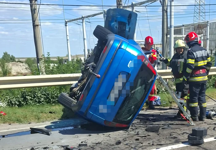 Accident grav în Brăila Foto: IPJ Brăila
