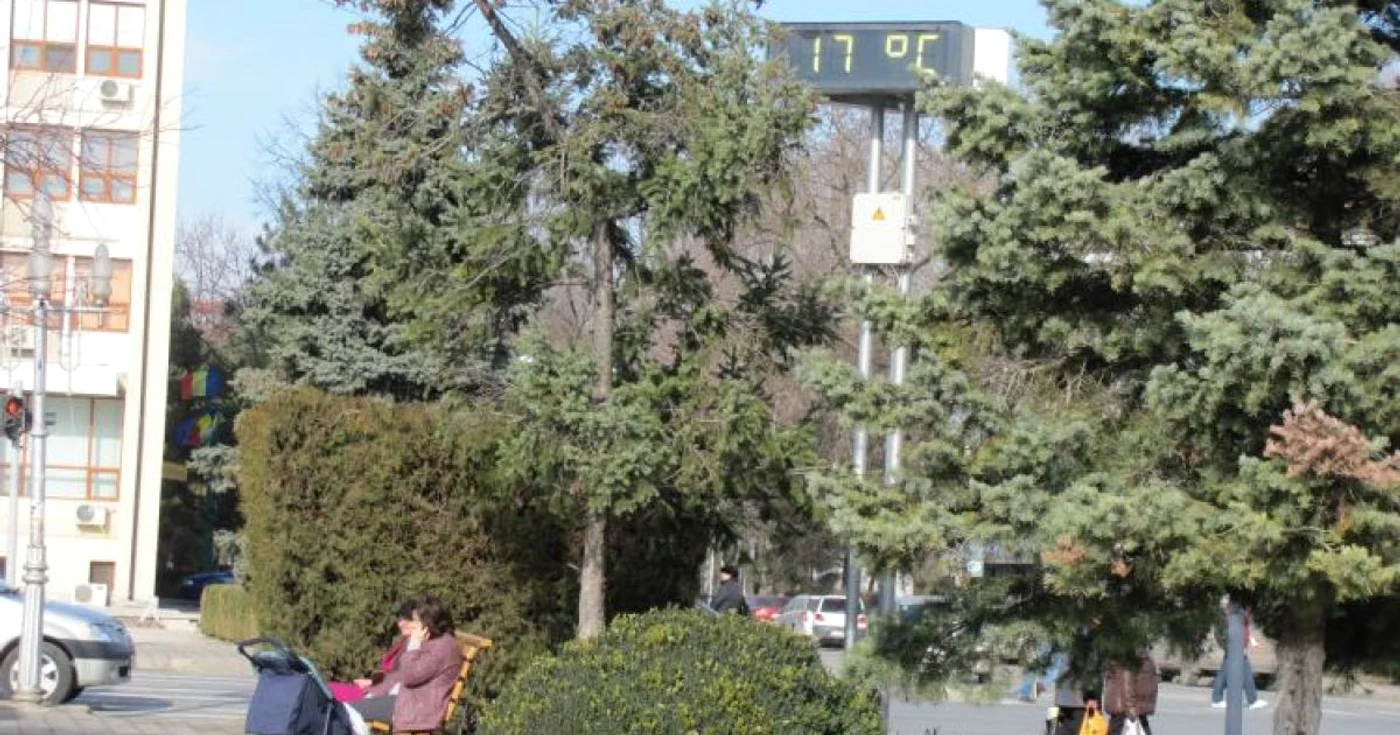 Slobozia a avut parte de temperaturi pozitive la amiază FOTO: M.S.