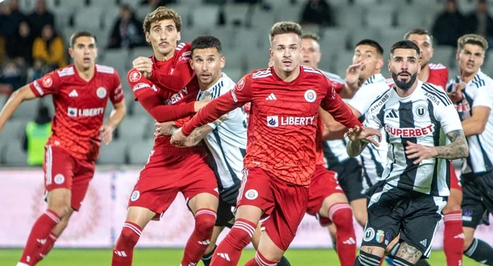 Oțelul, învinsă în premieră în Superliga, de Universitatea Cluj. Foto Facebook