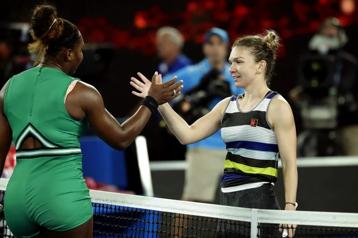 Simona Halep și Serena Williams s-au înfruntat ultima oară la Australian OpenFoto: EPA-EFE