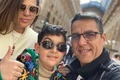Cristi Brancu și-a dus familia la Milano de ziua lui